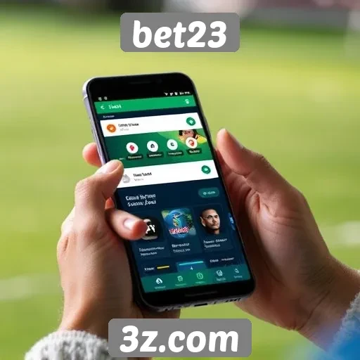 Exploração das funcionalidades do aplicativo móvel do bet23